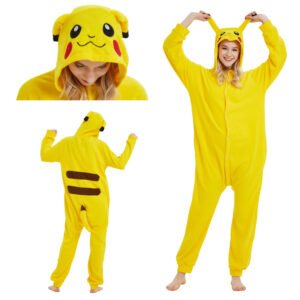 Halloween Cartoon Animal Pajamas-Pikachu